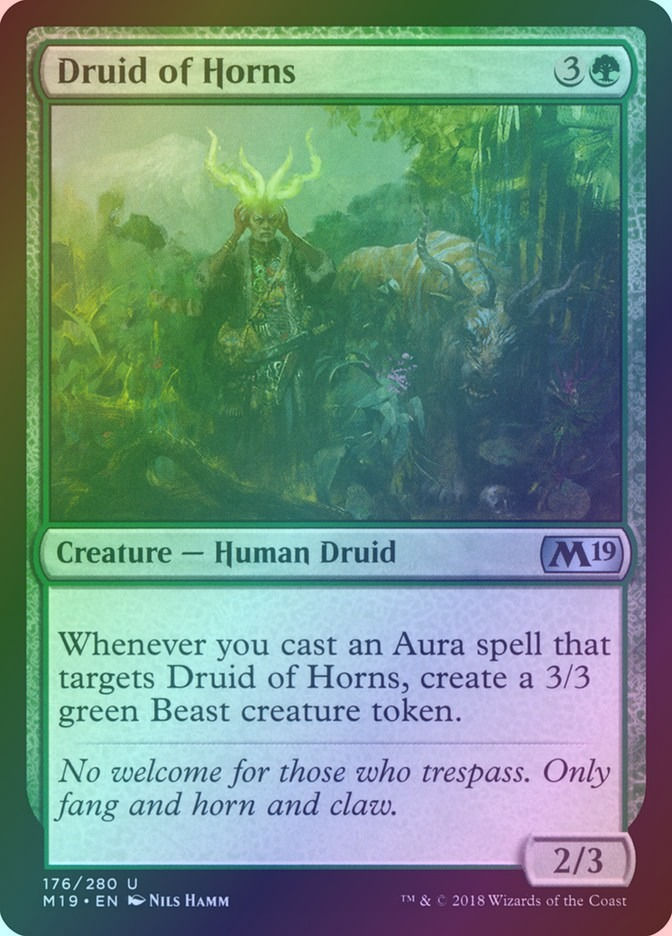 Druid of Horns (M19) (176) / Foil