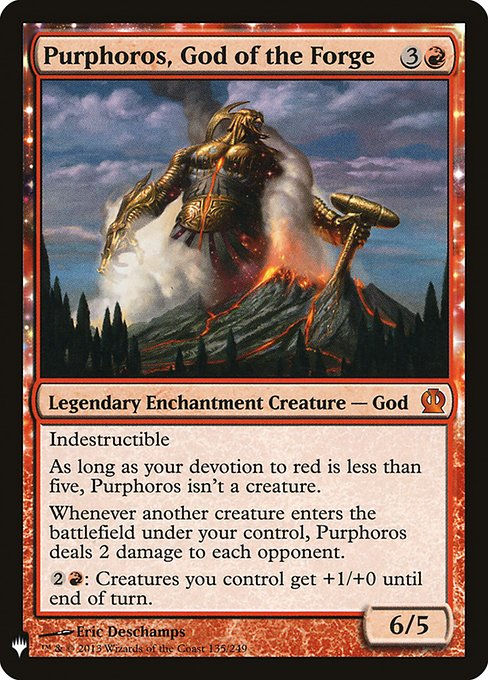 Purphoros, God of the Forge (PLST) (THS-135)