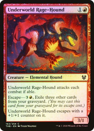 Underworld Rage-Hound (THB) (163) / Foil