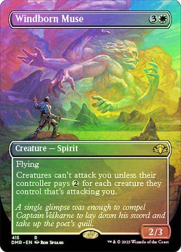 Windborn Muse (DMR) / Borderless / Foil