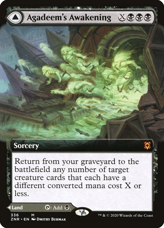 Agadeem's Awakening // Agadeem, the Undercrypt (ZNR) (336) / Ext Art — cara 1 de 2