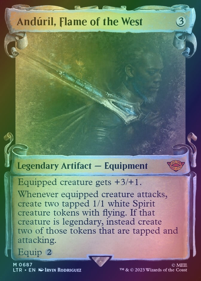 Andúril, Flame of the West (LTR) (687) / Showcase / Foil