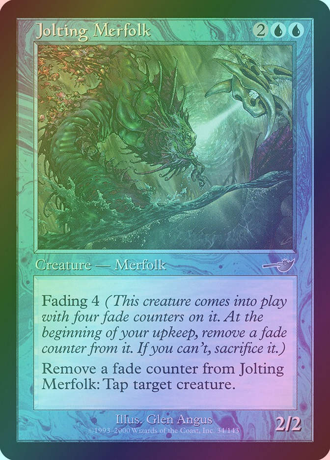 Jolting Merfolk (NEM) (34) / Foil