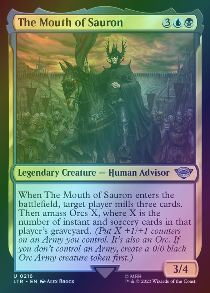 The Mouth of Sauron (LTR) (216) / Foil
