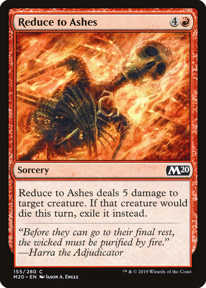 Reduce to Ashes (M20) (155)