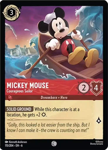 Mickey Mouse - Courageous Sailor (LOR_AZU)