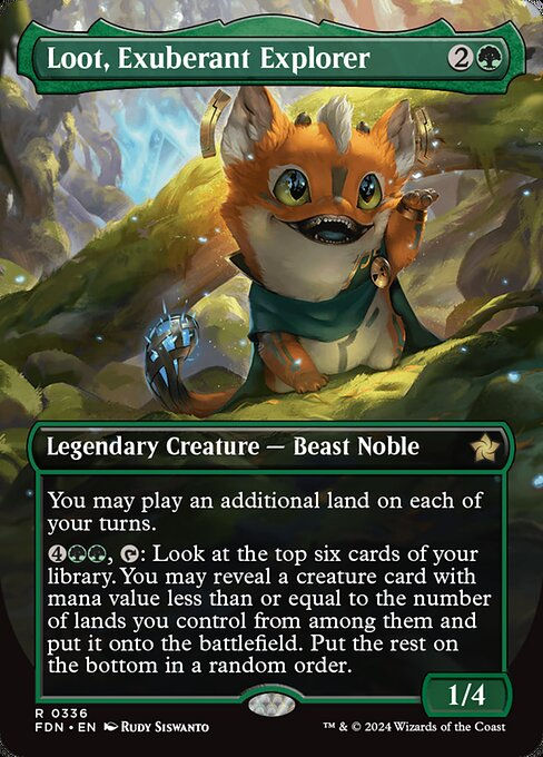 Loot, Exuberant Explorer (FDN) (336) / Borderless