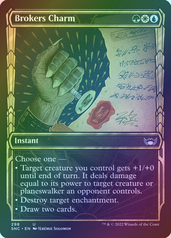 Brokers Charm (SNC) (298) / Showcase / Foil