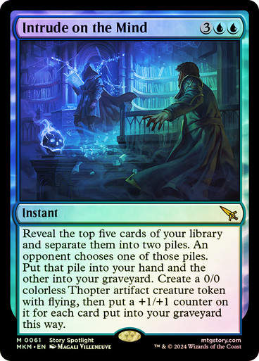 Intrude on the Mind (mkm) (61) / Foil
