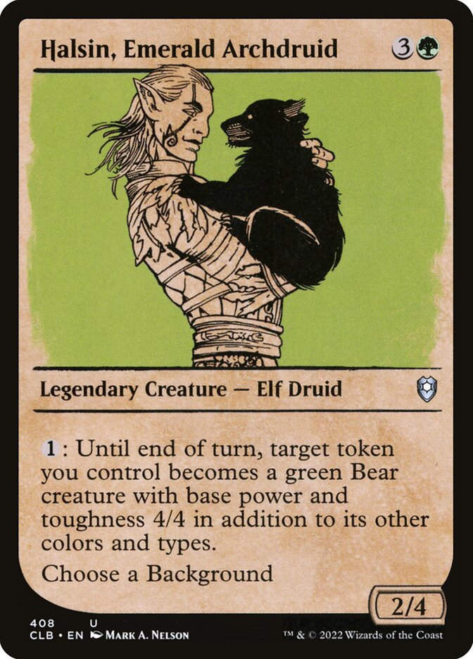 Halsin, Emerald Archdruid (CLB) (408) / Showcase