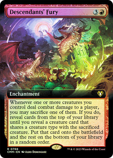 Descendants' Fury (cmm) / Extended Art / Foil