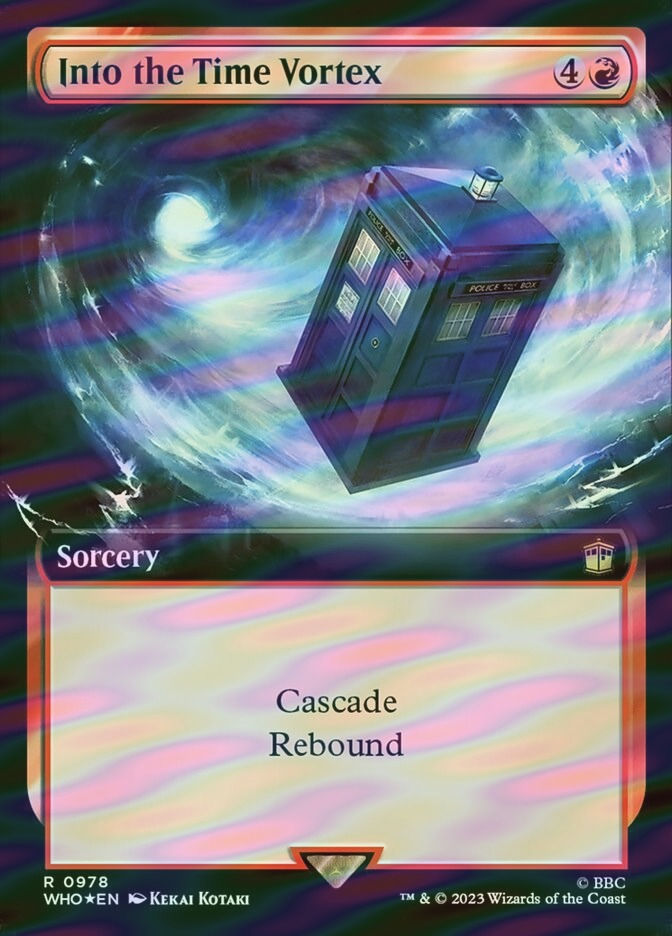 Into the Time Vortex (WHO) (978) / Extended Art / Surge Foil