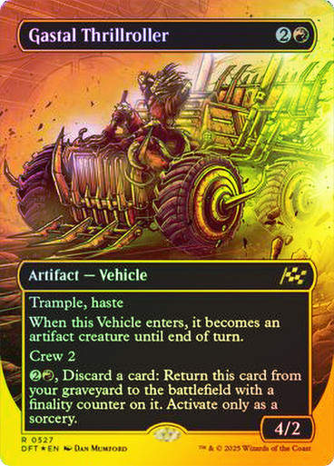 Gastal Thrillroller (DFT) (527) / Borderless  / First Place Foil