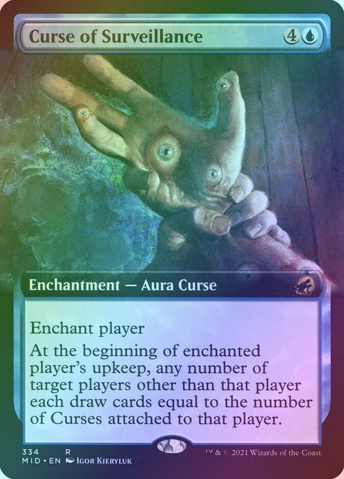 Curse of Surveillance (MID) (334) / Extended Art / Foil