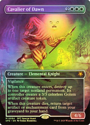 Cavalier of Dawn (SPG) (84) / Foil / Borderless