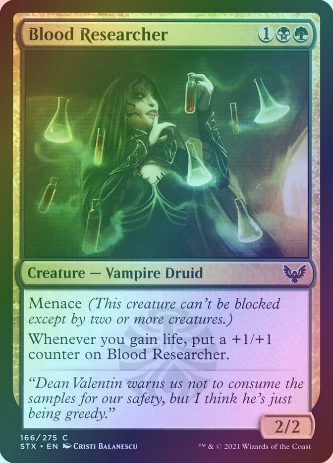 Blood Researcher (STX) (166) / Foil