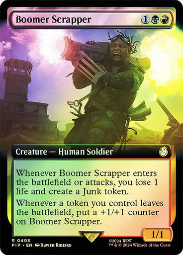 Boomer Scrapper (pip) (408) / Extended Art Foil
