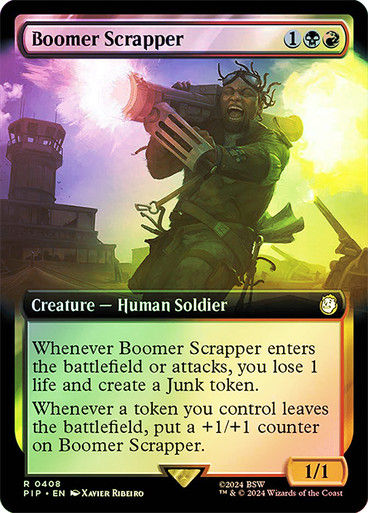 Boomer Scrapper (pip) (408) / Extended Art Foil
