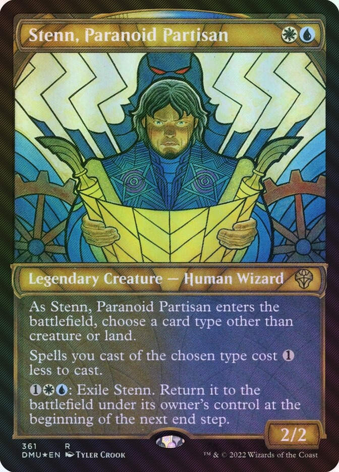Stenn, Paranoid Partisan (DMU) (361) / Showcase / Textured Foil
