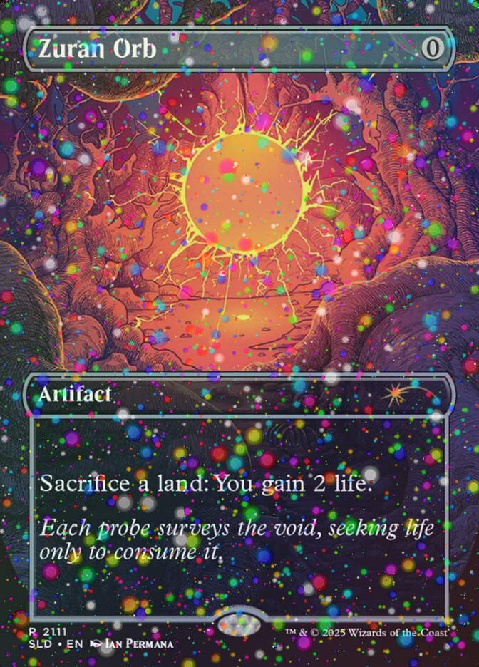 Zuran Orb (SLD) (2111) / Borderless / Galaxy Foil