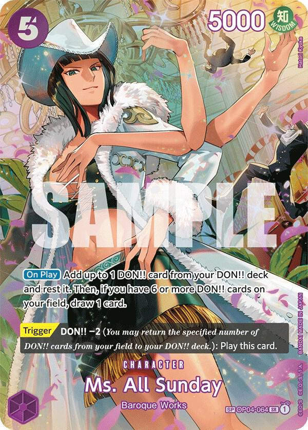 Ms. All Sunday (SP) (OP04-064) / Foil