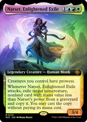 Narset, Enlightened Exile (MAT) / Extended Art / Foil