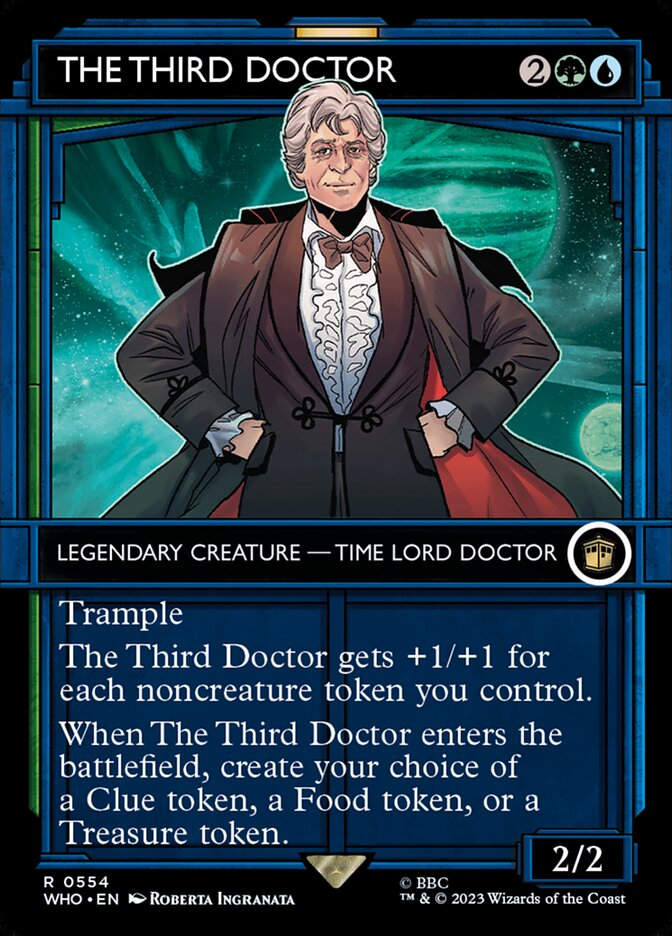 The Third Doctor (WHO) (554) / Borderless / Showcase