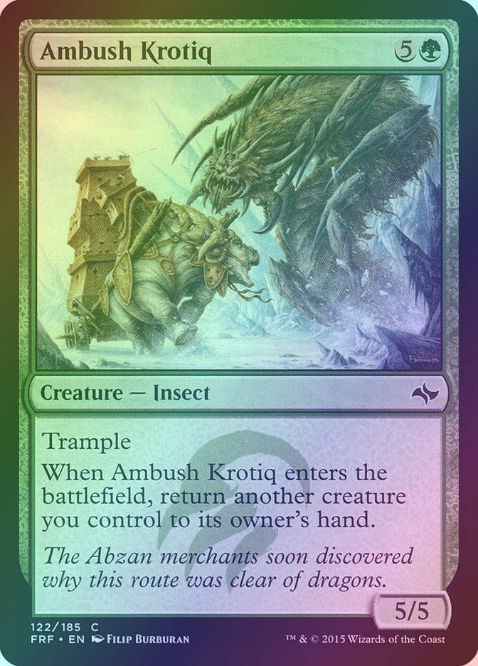 Ambush Krotiq (FRF) (122) / Foil