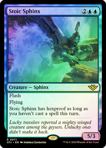Stoic Sphinx (otj) (71) / Foil