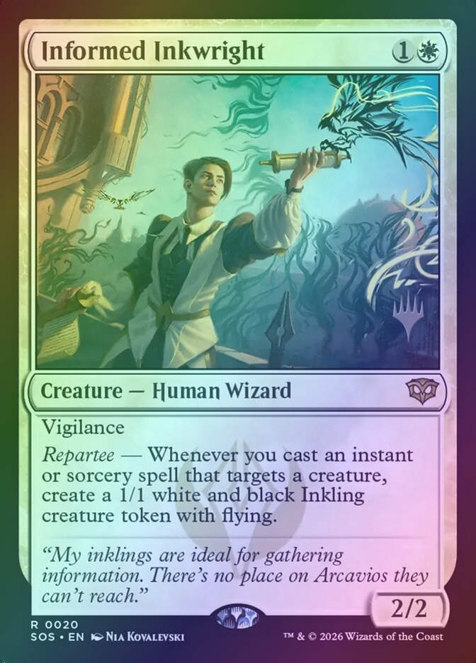 Informed Inkwright (PSOS) (20p) / Foil