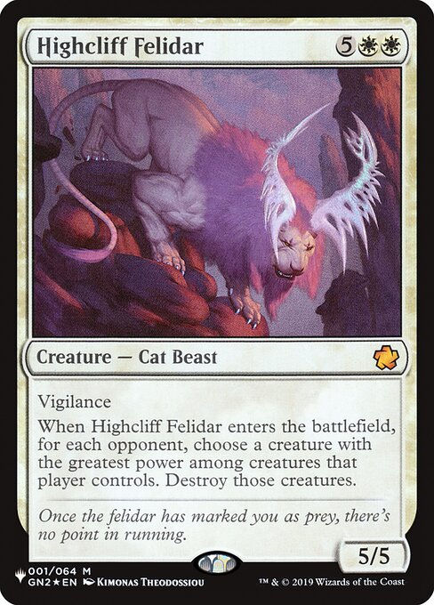 Highcliff Felidar (PLST) (GN2-1)