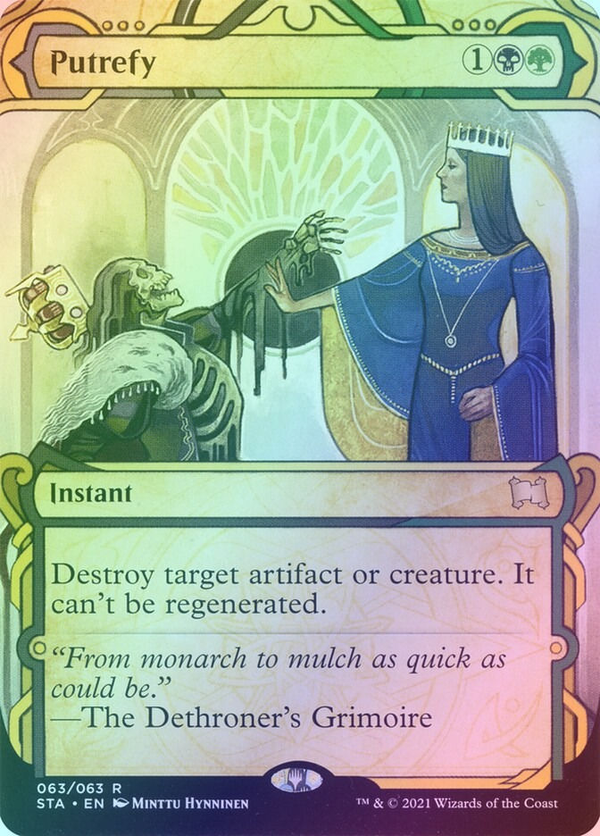 Putrefy (STA) (63) / Borderless / Showcase / Foil