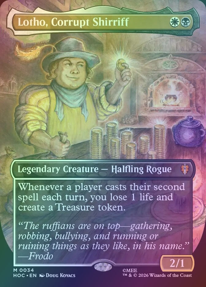Lotho, Corrupt Shirriff (HOC) (34) / Foil