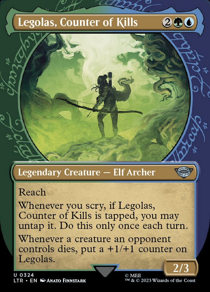 Legolas, Counter of Kills (LTR) (324) / Borderless / Showcase