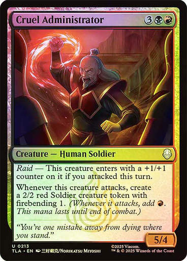 Cruel Administrator (TLA) (213) / Foil