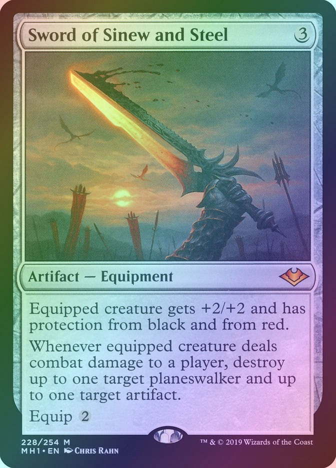 Sword of Sinew and Steel (MH1) (228) / Foil