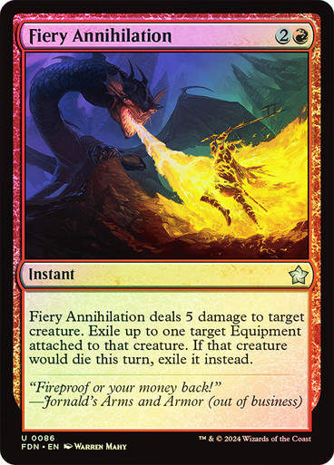 Fiery Annihilation (FDN) (86) / Foil