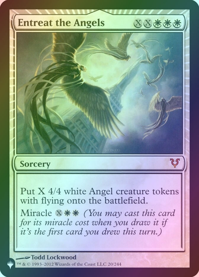 Entreat the Angels (PLST) (AVR-20) / Foil
