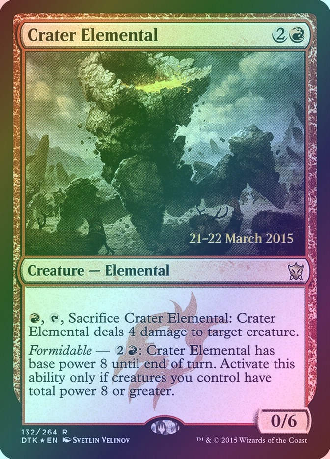 Crater Elemental (PDTK) (132s) / Foil