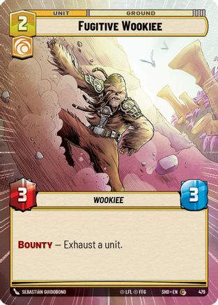 Fugitive Wookiee (Hyperspace) (SHD_#479) / Foil