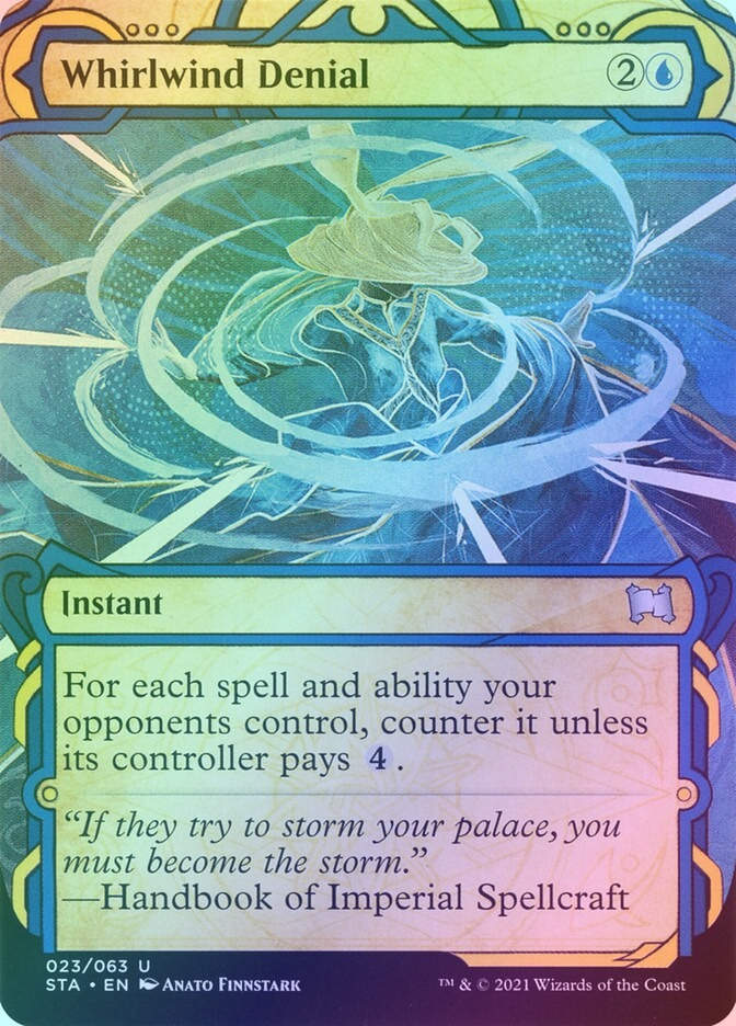 Whirlwind Denial (STA) (23) / Borderless / Showcase / Foil