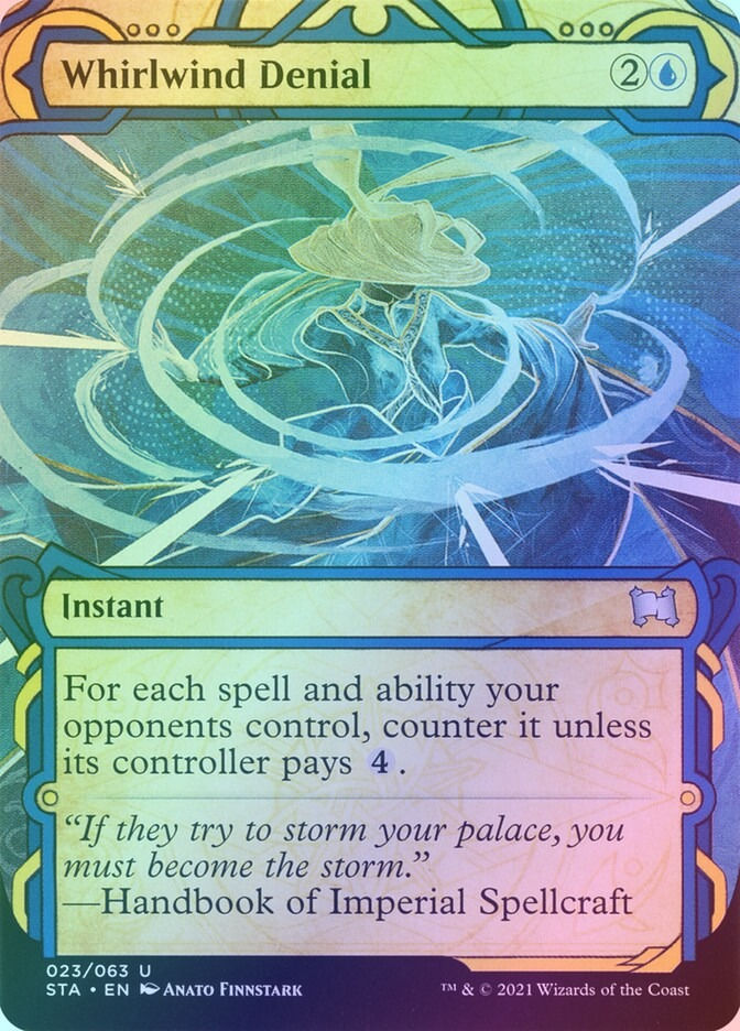 Whirlwind Denial (STA) (23) / Borderless / Showcase / Foil