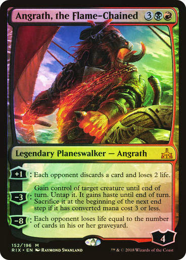 Angrath, the Flame-Chained (RIX) (152) / Foil