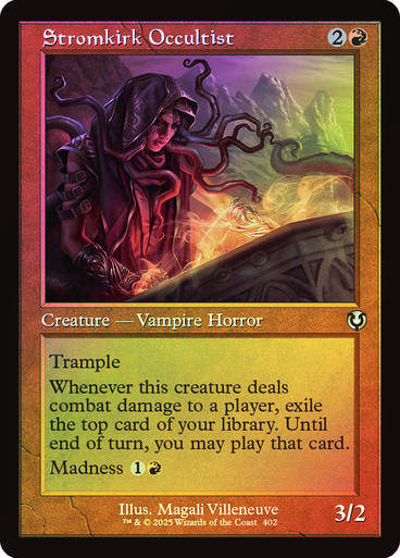 Stromkirk Occultist (INR) (402) / Foil Retro