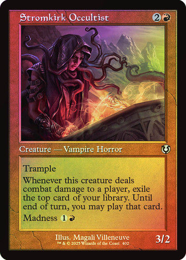 Stromkirk Occultist (INR) (402) / Foil Retro