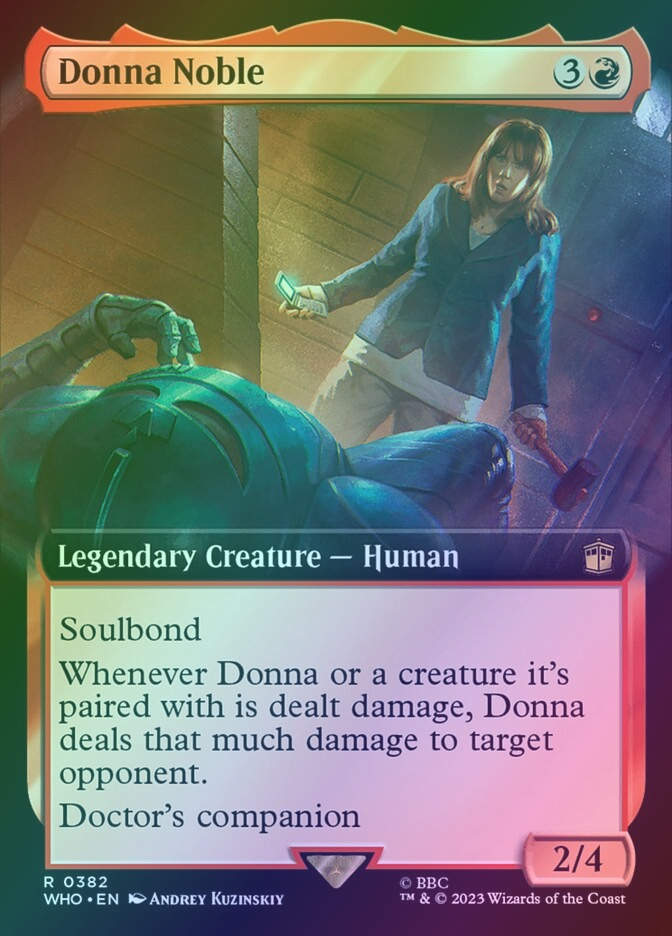 Donna Noble (WHO) (382) / Extended Art / Foil