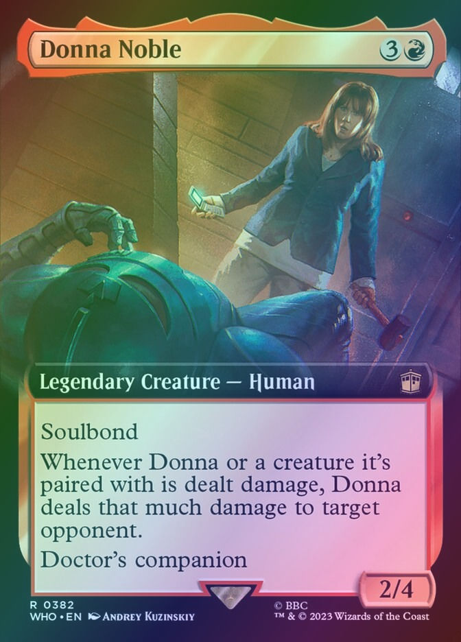 Donna Noble (WHO) (382) / Extended Art / Foil