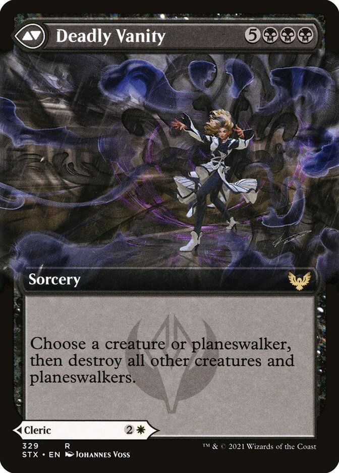 Selfless Glyphweaver // Deadly Vanity (STX) (329) / Extended Art — cara 2 de 2