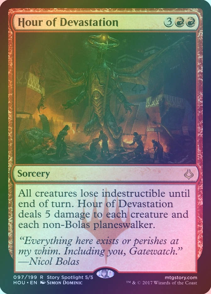 Hour of Devastation (HOU) (97) / Foil