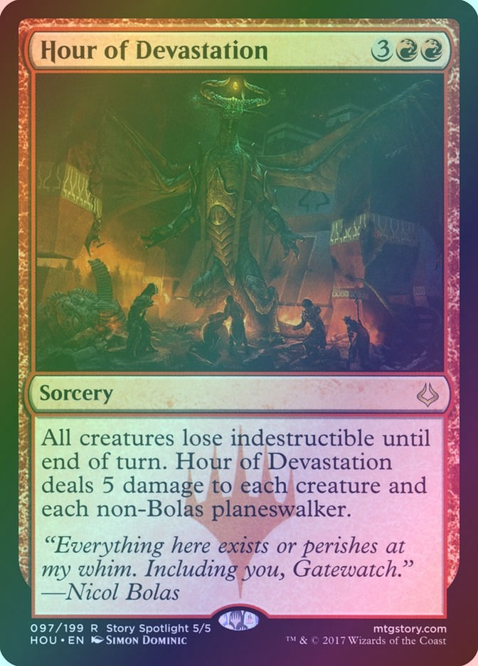 Hour of Devastation (HOU) (97) / Foil